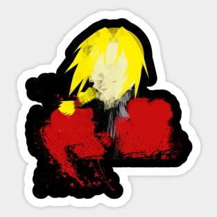 Splatter Edward Elric Sticker